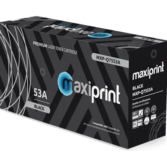 Toner Q7553a Maxiprint 49a M2727nf; Hp Laserjet P2014, P2014