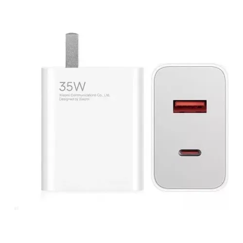 Cargador Xiaomi Original - Carga Rapida 35w - Tipo C Y Usb