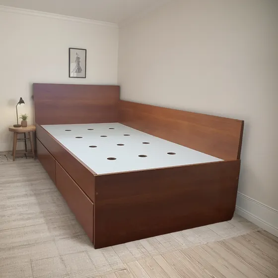 Box Cama Para Colchón De 1 Plaza