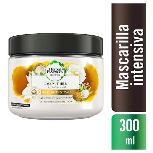 Mascarilla Intensiva Herbal Essences Bío:renew Coconut Milk