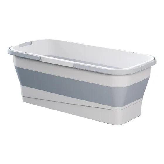Cubo De Agua Plegable Cubo De Limpieza De Silicona Para Cubo