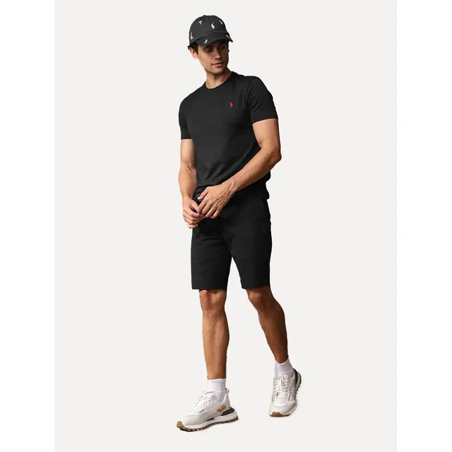 Camiseta Ralph Lauren Custom Fit Preta Camiseta Ralph Lauren Custom Fit Preta