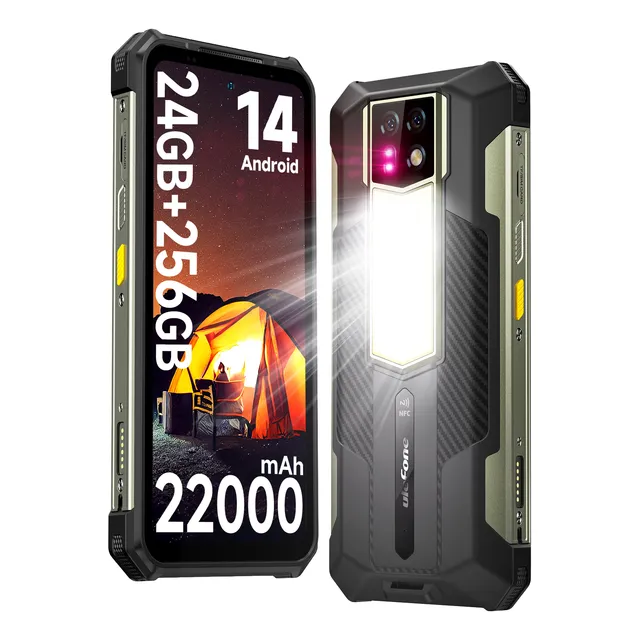 Celular Ulefone Armor 24 Dual Sim 256 Gb Black 12 Gb Ram 22000 Mah Pantalla De 6.78