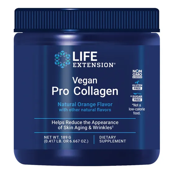 Suplemento Life Extension Vegan Pro Collagen 30 Porciones