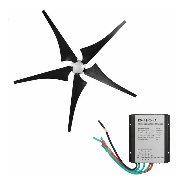 Generador Viento Turbina Eolica Pala Molino Arranque Baja V)