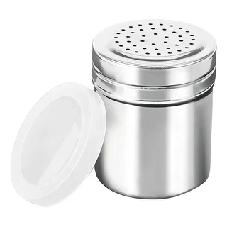 Polvilhador Porta Temperos Inox Pimenta Saleiro Com Tampa Polvilhador Porta Temperos Inox Pimenta Saleiro Com Tampa