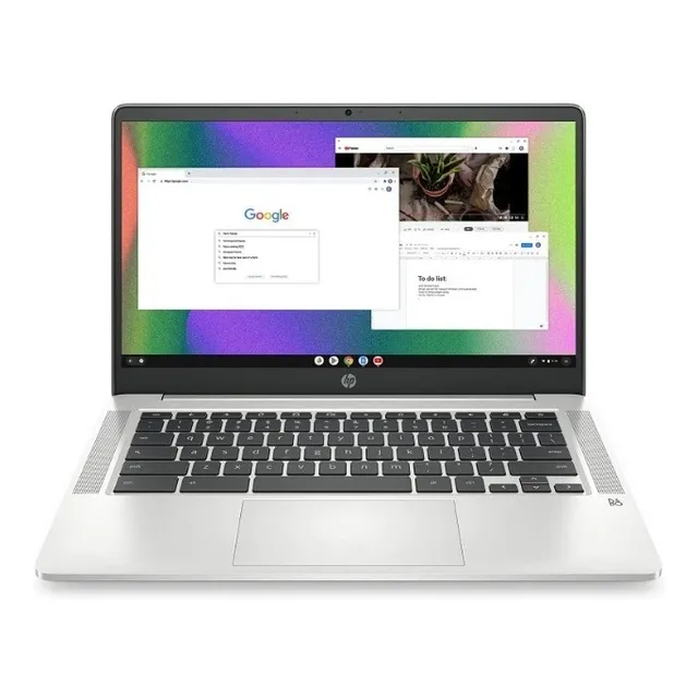 Laptop Hp Chromebook 14 Hd, Intel Celeron N4120, 4gb Ram