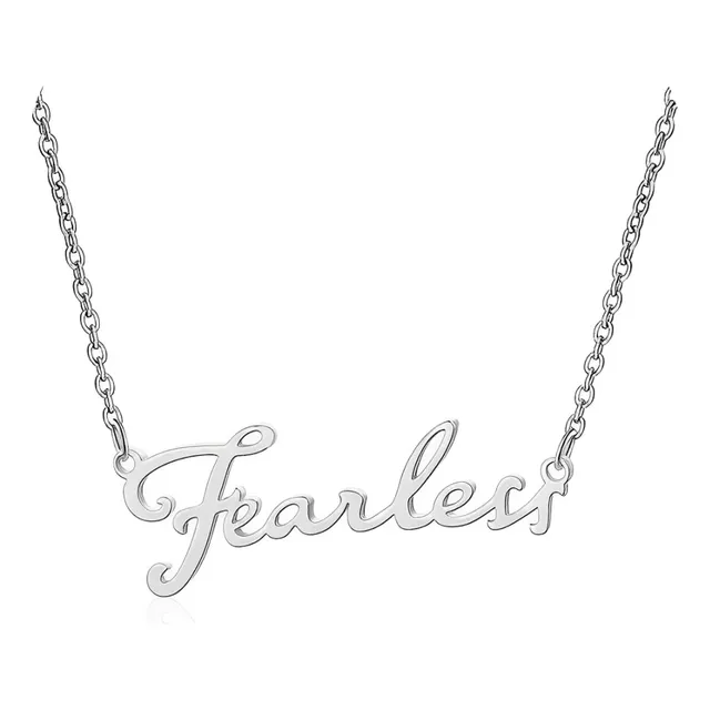 Collar Nombre Personalizado Joya Regalo En Plata Ley 950