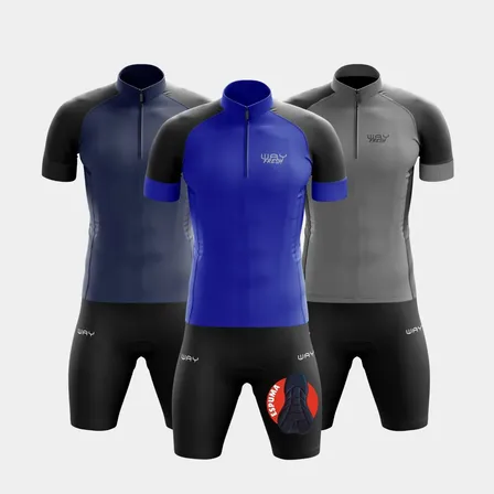 Conjunto Para Ciclista Masculino Roupas Pedal Short Espuma*