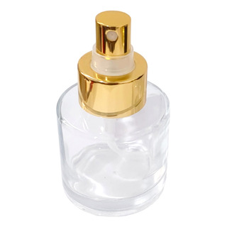 Porta Perfume Frasco Vidro Transparente 50ml Spray Luxo Porta Perfume Frasco Vidro Transparente 50ml Spray Luxo