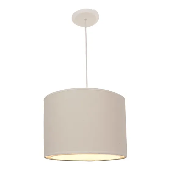 Colgante Pantalla Crudo B 30x20x30cm Con Difusor- 1 Luz