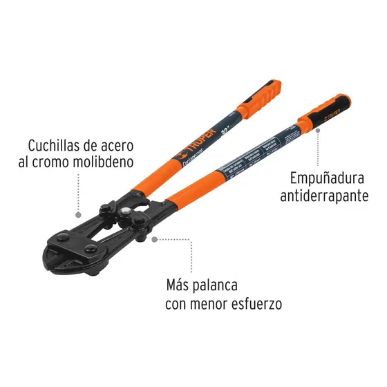 Cizalla/cortapernos Profesional De 30 Pulgadas  Truper 12834