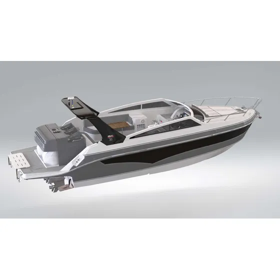 Lancha Real 35 Cabriolet Com 2x Mercury 150hp 4t Nova