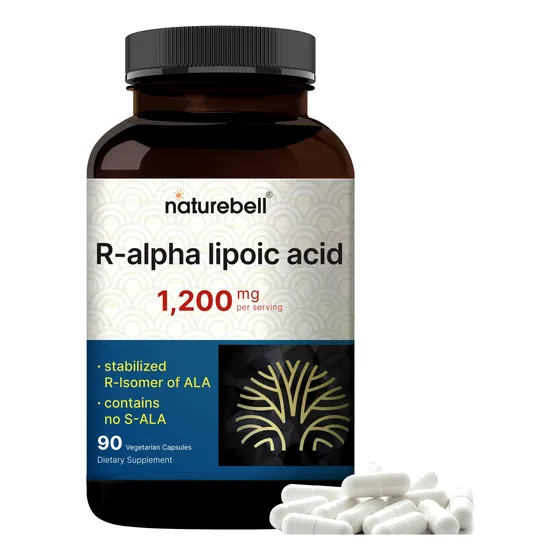 Suplemento De Ácido Alfa Lipoico Naturebell R, 1200 Mg, 90 Cápsulas