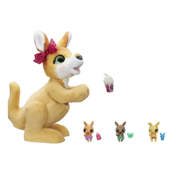 Furreal Friends Canguro Mama Josie C/ Bebes Peluche Mascota