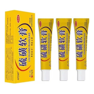 3 X Crema De Pomada De Azufre, Crema A Base De Hierbas 3 X Crema De Pomada De Azufre, Crema A Base De Hierbas