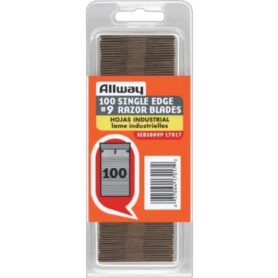 Hojillas De Limpiar Vidrios Allway Original X 100 Unidades