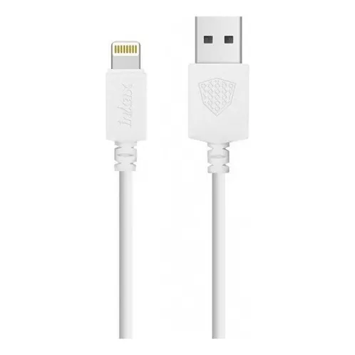 Cable Inkax Cb-01 Para iPhone 2.1a Usb Lightning De 1 Metro Color Blanco