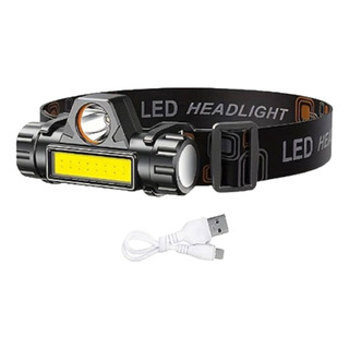 Lampara Led Minero Tactica Recargable Usb Linterna 2 Modos Lampara Led Minero Tactica Recargable Usb Linterna 2 Modos