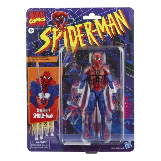 Figura De Acción Spider-man Ben Reilly Marvel Comics Hasbro