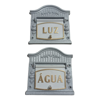 Visor Leitura Água E Luz Colonial Redondo Alumínio Visor Leitura Água E Luz Colonial Redondo Alumínio