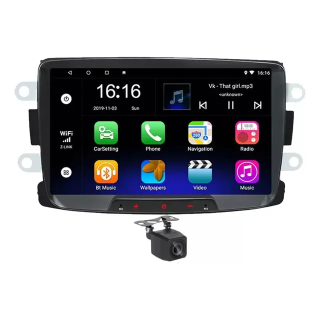 Radio Multimedia 8´ Renault Oroch Logan Kwid Sandero Kangoo