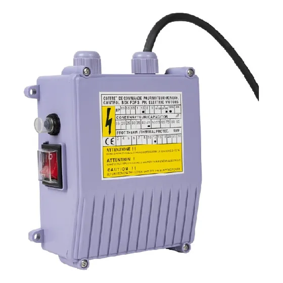 Control Box-caja Partidora Bomba Sumergible 1.5 Hp