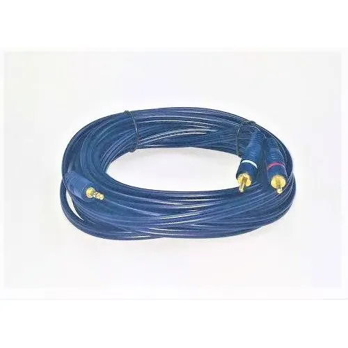 Cable De Plug Estereo 3.5mm A Rca 10m Rojo Blanco Trautech