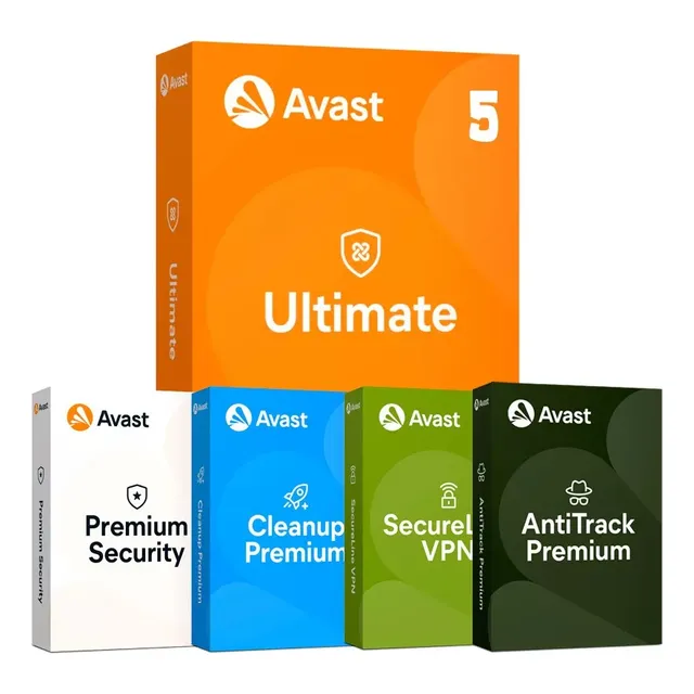 Antivirus Avast Ultimate | 5 Dispositivos | 3 Años