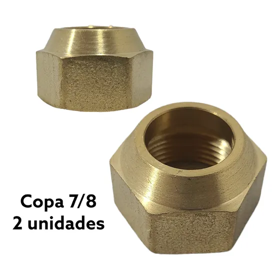 Copa O Tuerca Reforzada De Bronce 7/8 