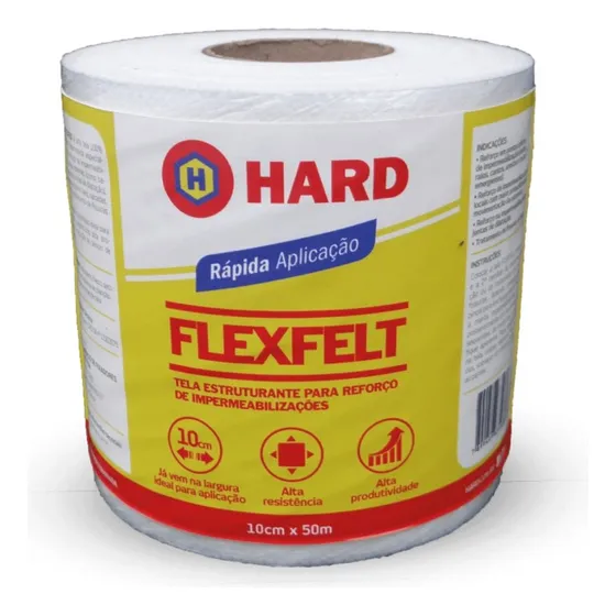 Tela Refuerzo Membrana Hard Flexfelt Blanca 50 M