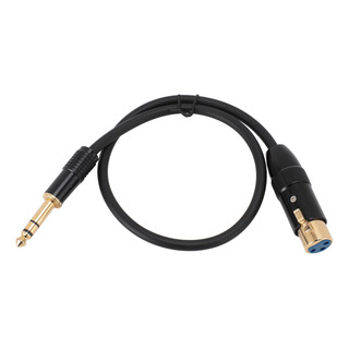 Cable Xlr Hembra A Cable 1/4 De 6,35 Mm, Doble Canal Chapado Cable Xlr Hembra A Cable 1/4 De 6,35 Mm, Doble Canal Chapado