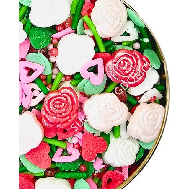 Sprinkles Comestibles 80gr San Valentín Corazones Repostería