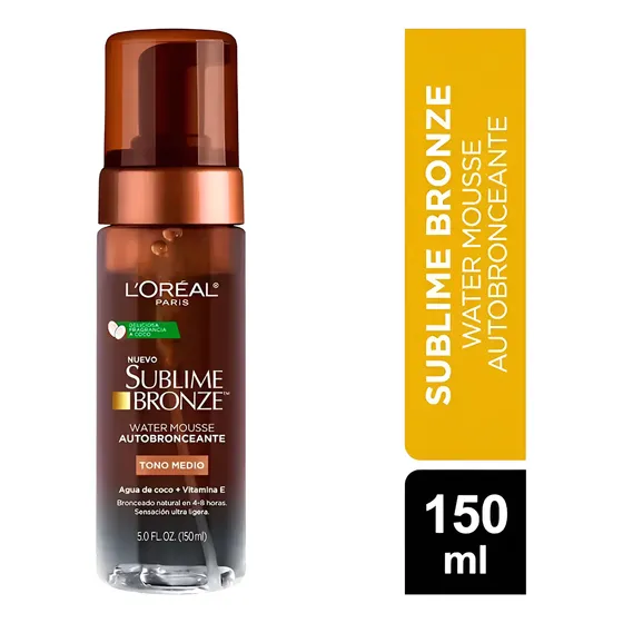 Autobroceante Sublime Bronze Water Mousse 150ml Tono Medio