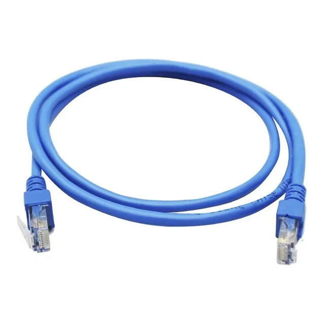 Cable De Red Ghia Cat5e Utp Rj-45 100% Cobre 1mts Color Azul
