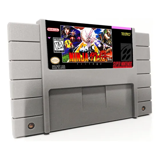 Jogo Ninja Gaiden Trilogy De Nes Para Snes