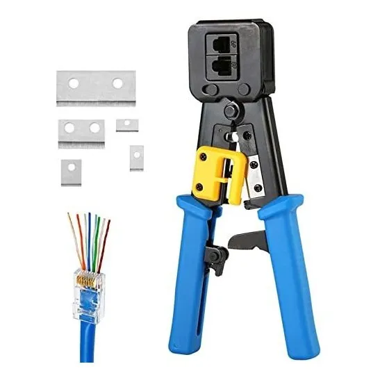 Herramienta De Crimpado Solsop Rj45 Para Prensar Cat5, Cat5e