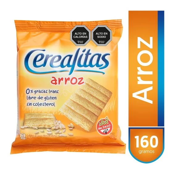 Cerealitas tostadas arroz 160 gr