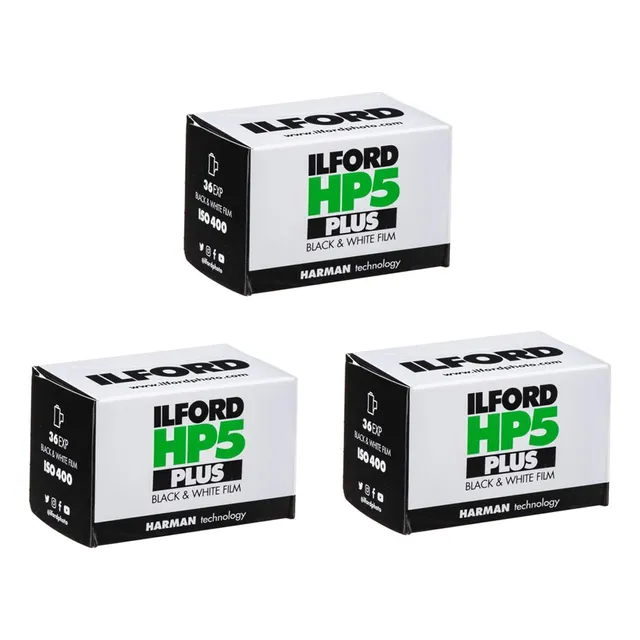 Película Ilford Hp5 Plus En Blanco Y Negro 35 Mm Iso 400 36