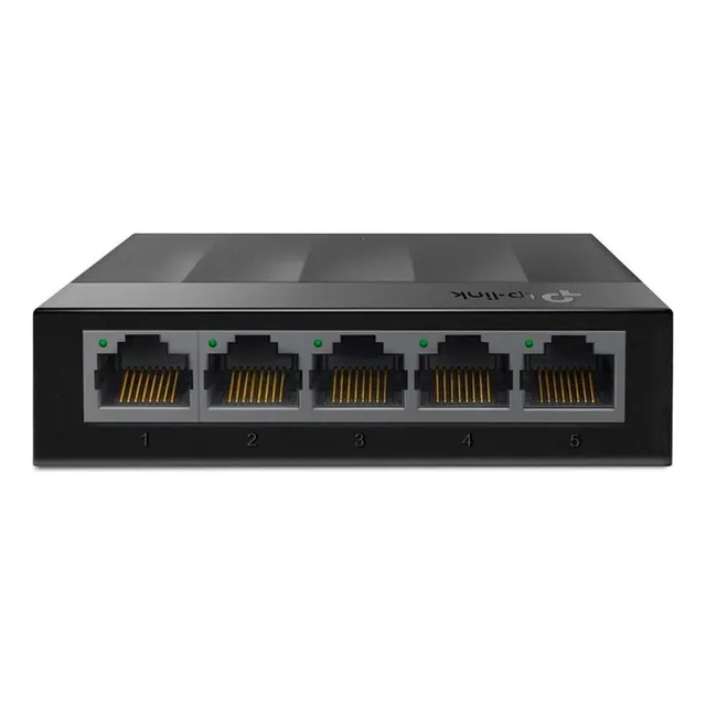 TP-Link LS1005G Switch de red 5 puertos Gigabit, de escritorio, Color negro