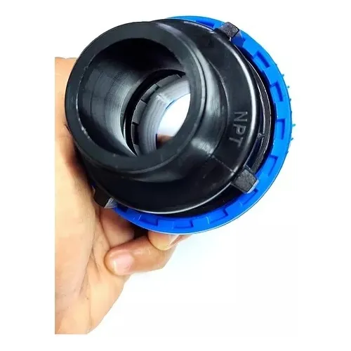 Adaptador Pead Acople Macho Manguera Riego 75mm 2½ X 3 PuLG