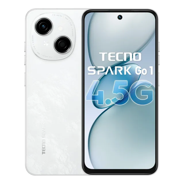 Smartphone Tecno Spark Go 1 Dual Sim Lte 6.67 de 3 GB y 64 GB, color blanco