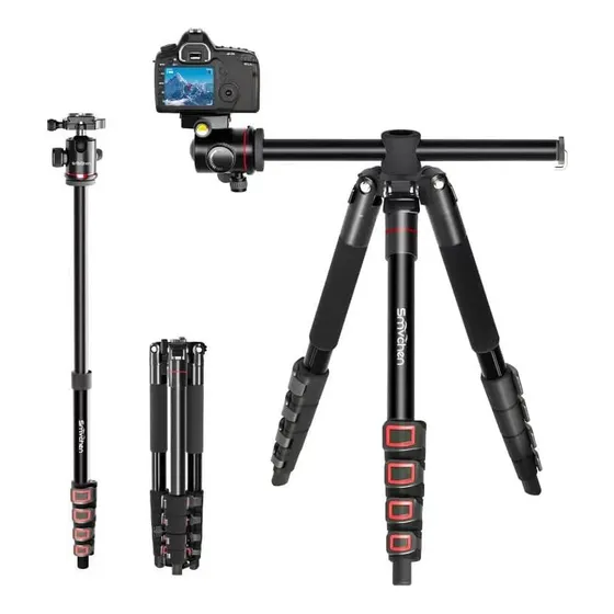 Tripode Monopie Cenital Horizontal Profesional 180cm 10kilos