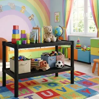 Liberycasa Estante Plastica Modular 2 Prateleiras Multiuso Grande Org