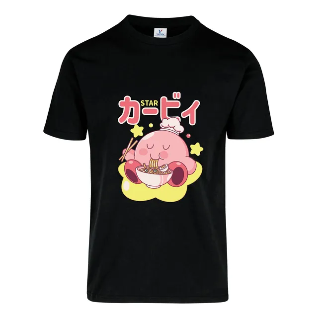 Remera: Kirby Ramen Memoestampados