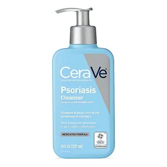 Limpeza Medicada Cerave Psoríase 8 Onças Com Ácido