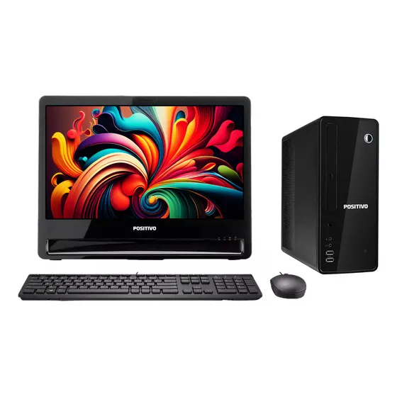Cpu + Monitor Positivo Dual Core 8gb Hd 1tb Leitor Cd Dvd