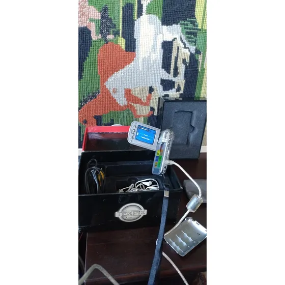 Camera Tek Pix Ótimo Estado Tela Travada Não Passa Disso