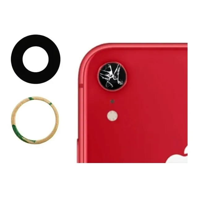 Vidrio Camara Trasera Compatible Con iPhone XR Cristal Lente