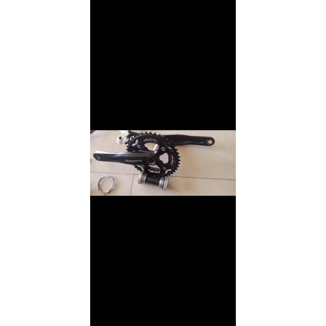 Biplato Shimano 44/32 Biela Hueca De Eje Integrado Nuevo